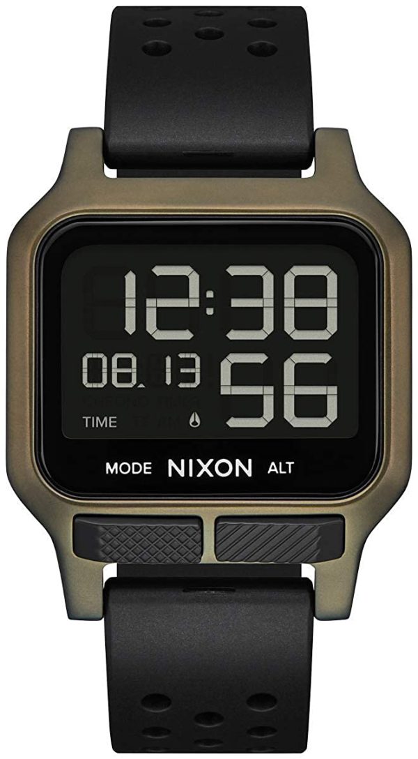 nixon herrklocka a1320-1085-00 the heat lcd/gummi