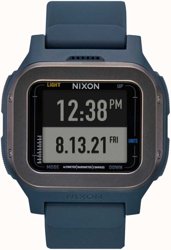 nixon herrklocka a1324-307 regulus expedition lcd/resinplast