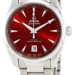 omega 220.10.38.20.13.003 seamaster aqua terra 150m röd/stål ø38 mm