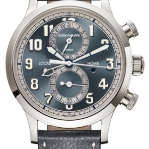 Patek Philippe Herrklocka 5924G-001 Complications Blå/Läder Ø42 mm