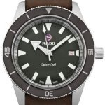 rado herrklocka r32505019 captain cook grå/läder ø42 mm