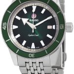 rado herrklocka r32505318 captain cook grön/stål ø42 mm