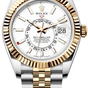 Rolex Herrklocka 336933-0006 Sky-Dweller Vit/Stål Ø42 mm