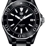 tag heuer damklocka way1390.bh0716 aquaracer lady svart/keramik ø35