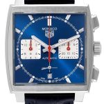 tag heuer herrklocka cbl2111.fc6453 monaco blå/läder