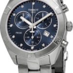 tissot damklocka t101.917.11.046.00 pr 100 svart/stål ø38 mm