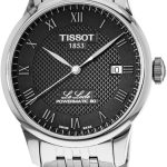 tissot herrklocka t006.407.11.053.00 le locle svart/stål ø39.3 mm
