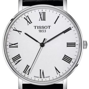 Tissot Herrklocka T143.410.16.033.00 Everytime Silverfärgad/Läder