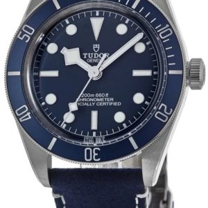 Tudor Herrklocka M79030B-0002 Black Bay Blå/Läder Ø39 mm