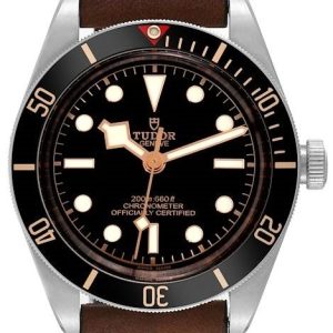 Tudor Herrklocka M79030N-0002 Heritage Svart/Läder Ø39 mm