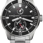 ulysse nardin herrklocka 1183-170-7m-92 diver svart/titan ø44 mm