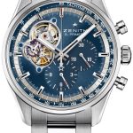 zenith herrklocka 03.20416.4061-51.m2040 el primero blå/stål ø42 mm