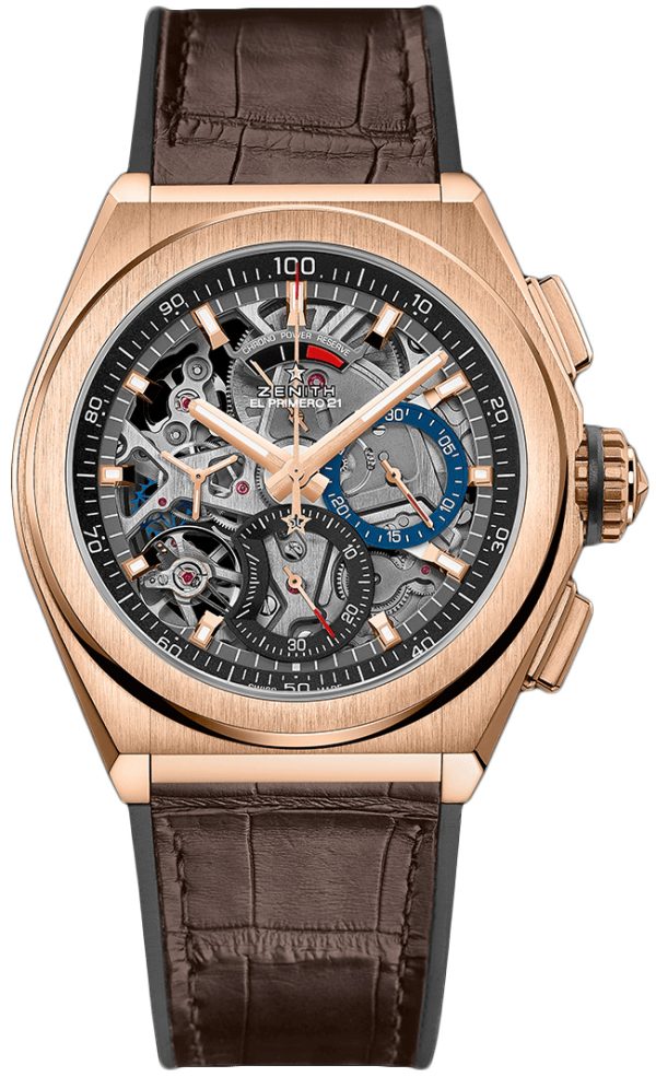 zenith herrklocka 18.9000.9004-71.r585 el primero skelettskuren/gummi