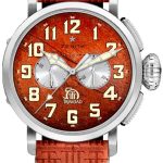 zenith herrklocka 65.2430.4069-79.c811 pilot brun/gummi ø45 mm