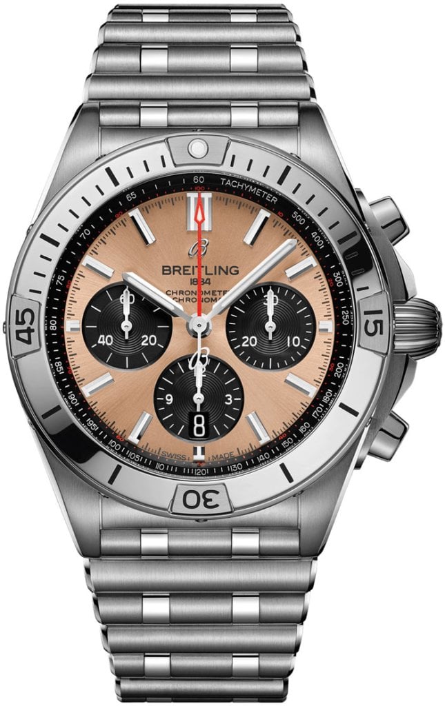 breitling herrklocka ab0134101k1a1 chronomat b01 42