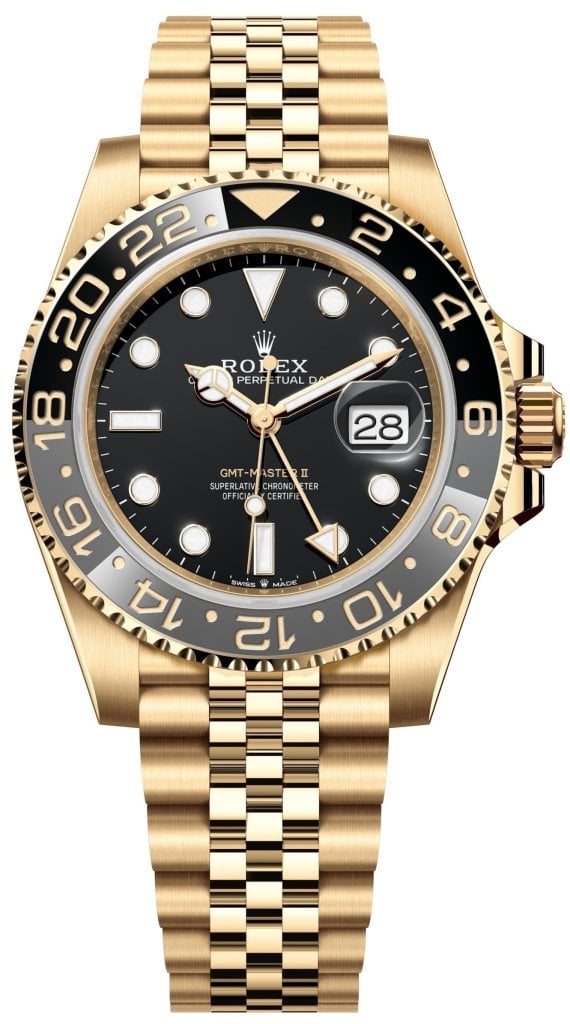 Rolex Herrklocka 126718GRNR-0001 GMT-Master II Svart/18 karat gult