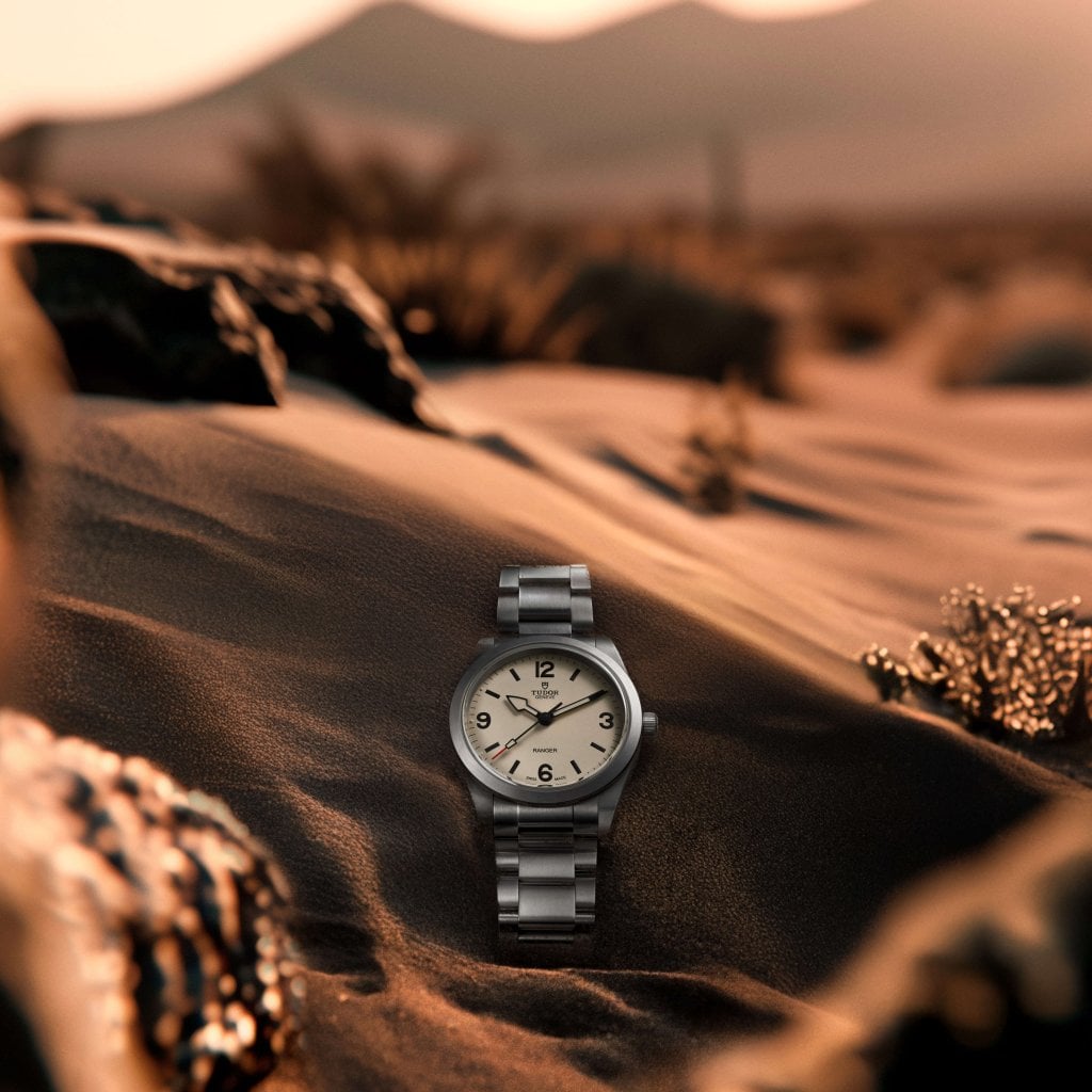 Tudor ranger 36mm beige dessert sand dubai watch week-beige-steel_007 tudor ranger 36mm beige dessert sand dubai watch week-beige-steel_007