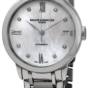 Baume & Mercier Damklocka M0A10496 Classima Vit/Stål Ø34 mm