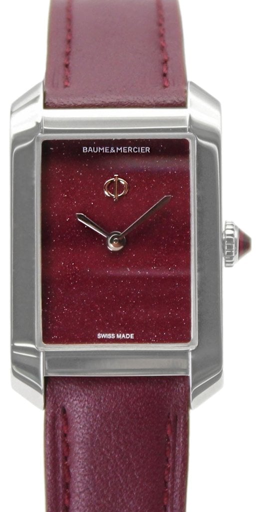 Baume & Mercier Damklocka M0A10673 Hampton Röd/Läder