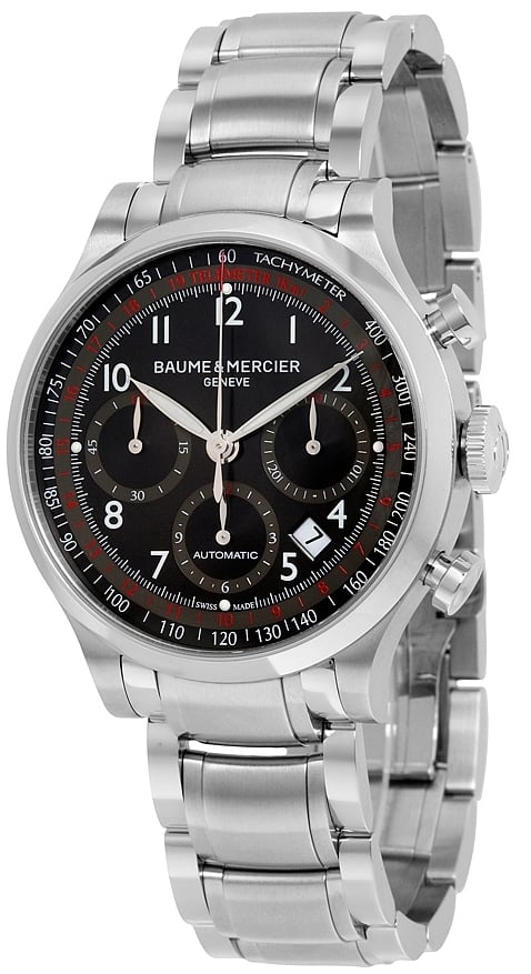 Baume & Mercier Herrklocka M0A10062 CAPELAND Svart/Stål Ø42 mm