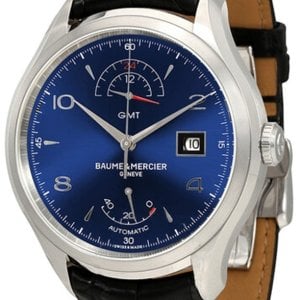 Baume & Mercier Herrklocka M0A10316 Clifton Blå/Läder Ø43 mm