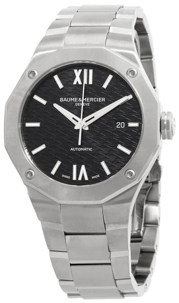 Baume & Mercier Herrklocka M0A10621 Riviera Svart/Stål Ø42 mm