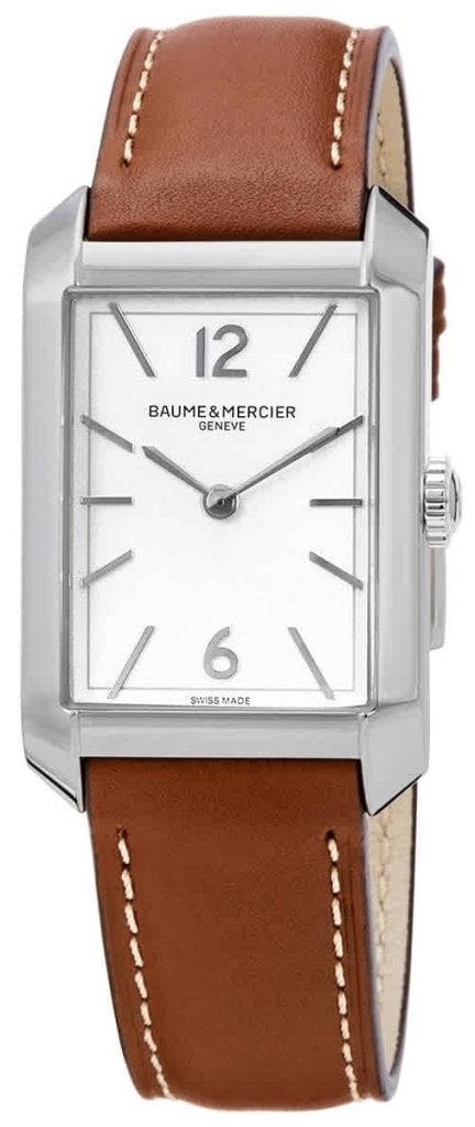 Baume & Mercier Herrklocka M0A10670 Hampton Vit/Läder
