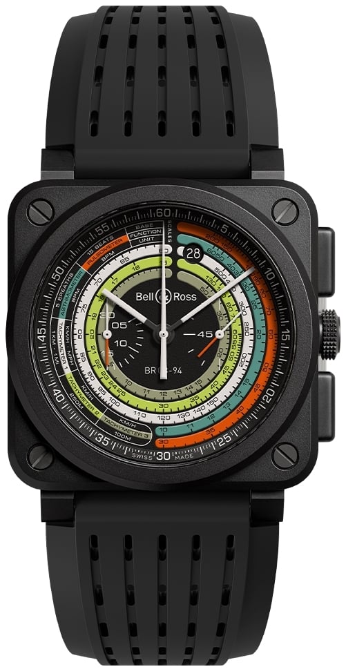 Bell & Ross Herrklocka BR0394-SW-CE/SRB BR 03-94 Multimeter