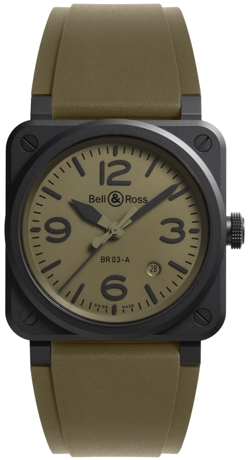 Bell & Ross Herrklocka BR03A-MIL-CE/SRB BR 03 Military