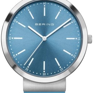 Bering Damklocka 10141-398 Classic Blå/Gummi Ø41 mm
