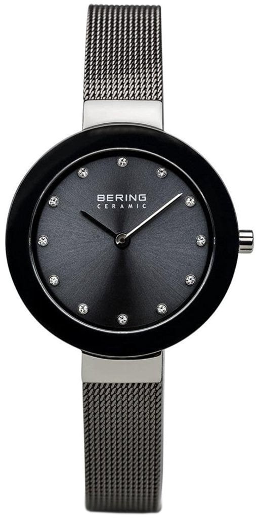 Bering Damklocka 11429-389 Ceramic Grå/Stål Ø29 mm