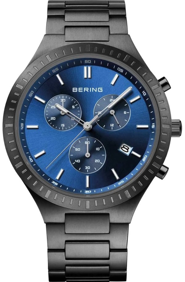 Bering Herrklocka 11743-727 Classic Blå/Titan Ø40 mm