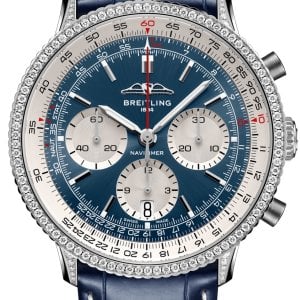 Breitling AB0139631C1P1 Navitimer Blå/Läder Ø41 mm