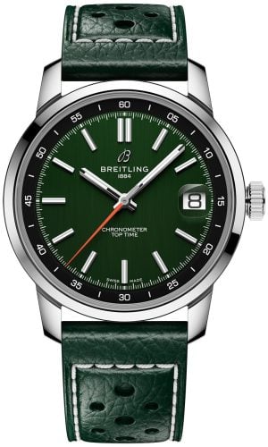 Breitling AB3113171L1X1 Top Time B31 Grön/Läder Ø38 mm