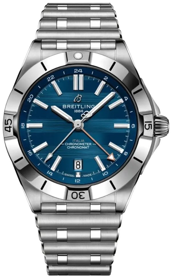 Breitling Herrklocka A323981C1C1A1 Chronomat Automatic GMT 40 Six