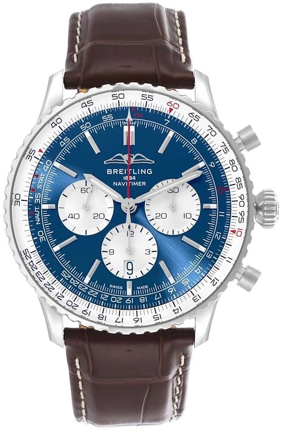 Breitling Herrklocka AB0137211C1P1 Navitimer B01 Chronograph 46