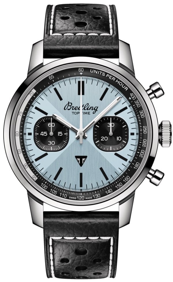 Breitling Herrklocka AB01764A1C1X1 Top Time Triumph Blå/Läder Ø41