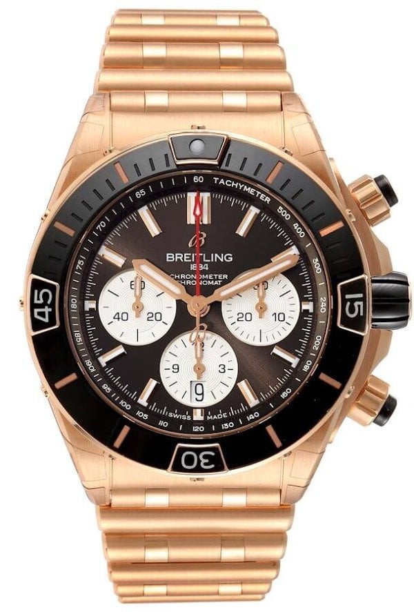 Breitling Herrklocka RB0136E31Q1R1 Super Chronomat B01 44 Brun/18