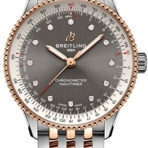 Breitling Herrklocka U173271A1B1U1 Navitimer Automatic 36 Grå/Stål