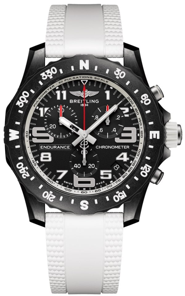 Breitling Herrklocka X82310A71B1S2 Professional Endurance Svart/Gummi