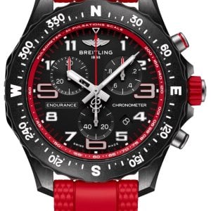 Breitling Herrklocka X83310D91B2S1 Professional Endurance Svart/Gummi