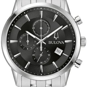 Bulova Herrklocka 96B412 Classic Svart/Stål Ø41 mm