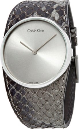 Calvin Klein CK Damklocka K5V231Q4 Spellbound Silverfärgad/Läder