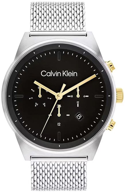 Calvin Klein CK Herrklocka 25200296 Impressive Svart/Stål Ø44 mm