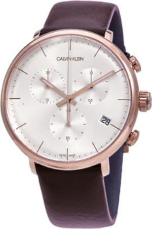 Calvin Klein CK Herrklocka K8M276G6 Silverfärgad/Läder Ø43 mm