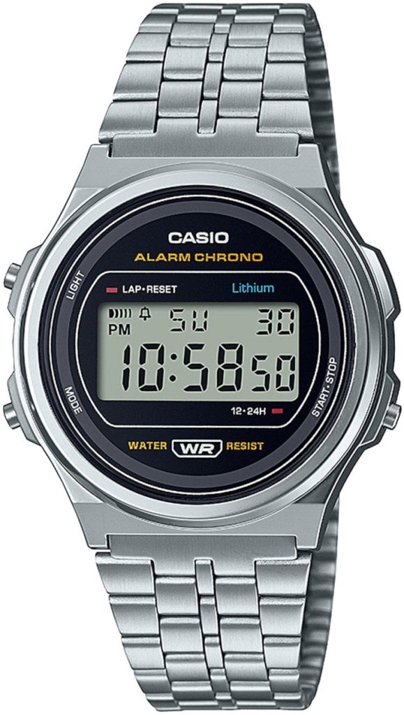 Casio A171WE-1AEF Vintage LCD/Stål Ø36.6 mm