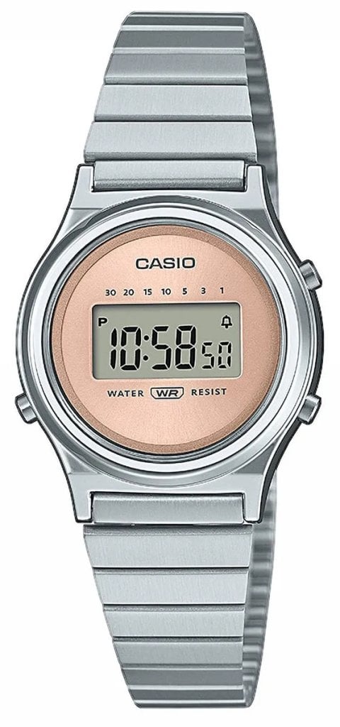 Casio Damklocka LA700WE-4AEF Mini Collection Champagnefärgad/Stål