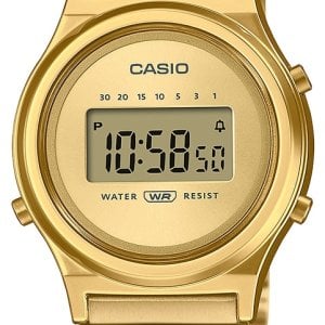 Casio Damklocka LA700WEG-9AEF Vintage Guldtonad/Guldtonat stål