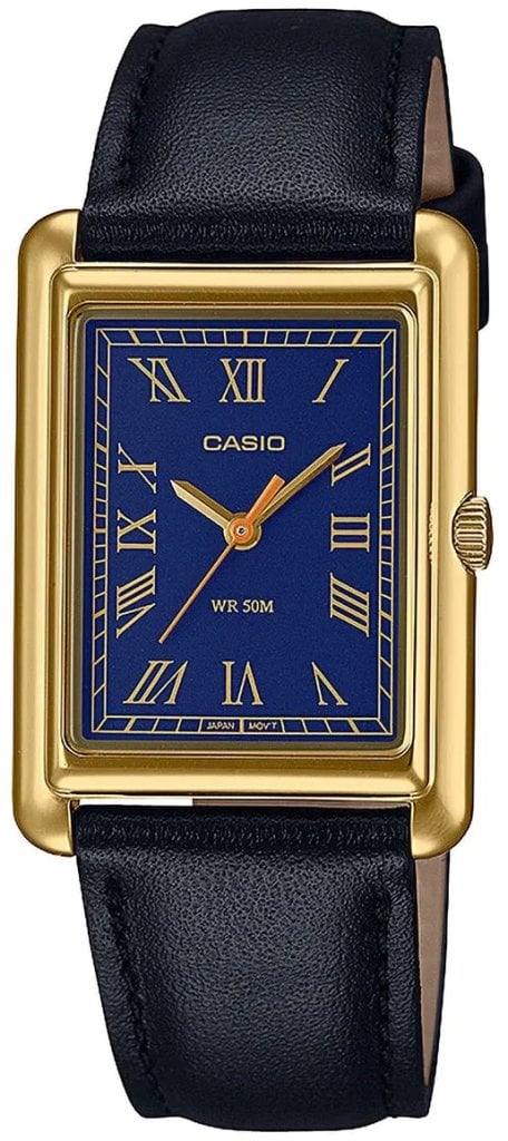 Casio Damklocka LTP-B165GL-2BVEF Timeless Collection Blå/Läder