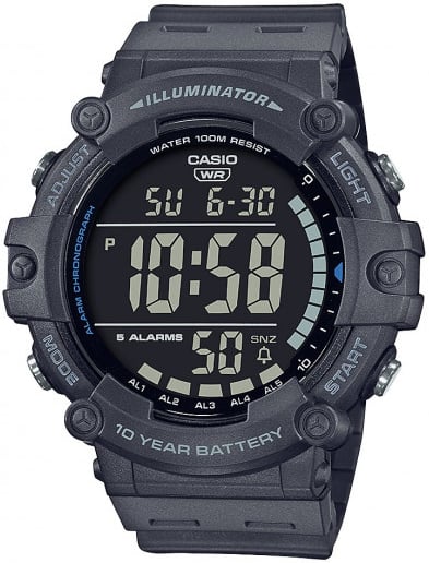 Casio herrklocka ae-1500wh-8bvef collection lcd/resinplast ø51 mm casio herrklocka ae-1500wh-8bvef collection lcd/resinplast ø51 mm